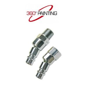 enchufe rotativo para pistola de pintura
