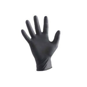 guante de nitrilo negro reforzado marca fktools